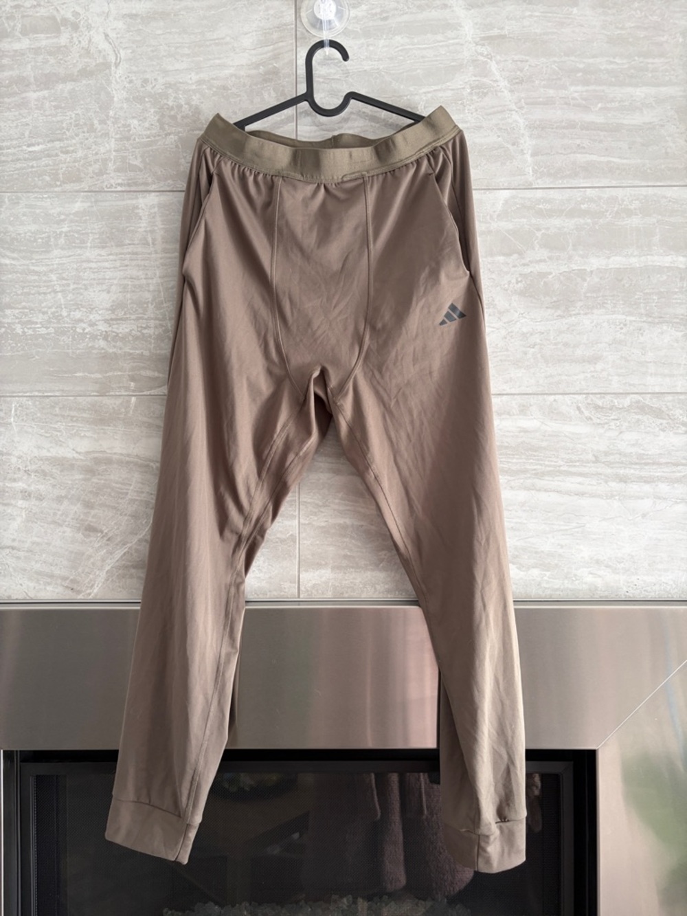 adidas Men’s Taupe/Brown/Olive Athletic Joggers